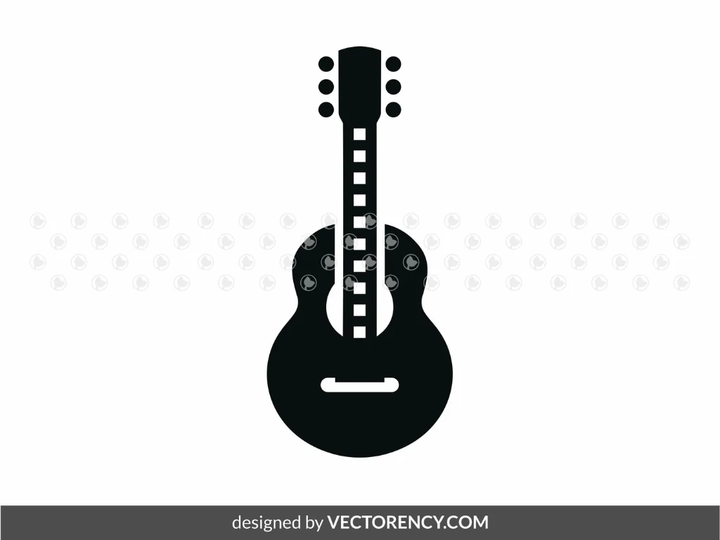 Vector Icon Guitar SVG Cricut