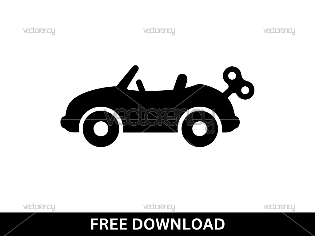 Free Car Cartoon Toy SVG