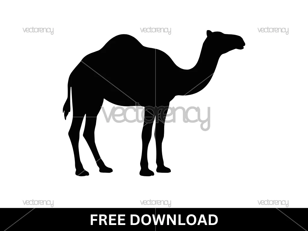 Camel Silhoutte SVG Free