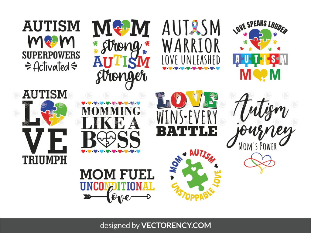 Motivation SVG for Mom with Autism Kids