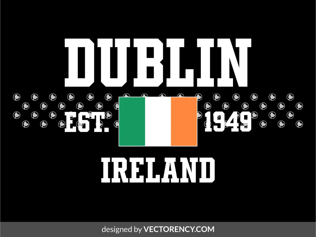 Dublin T-Shirt Design Download file