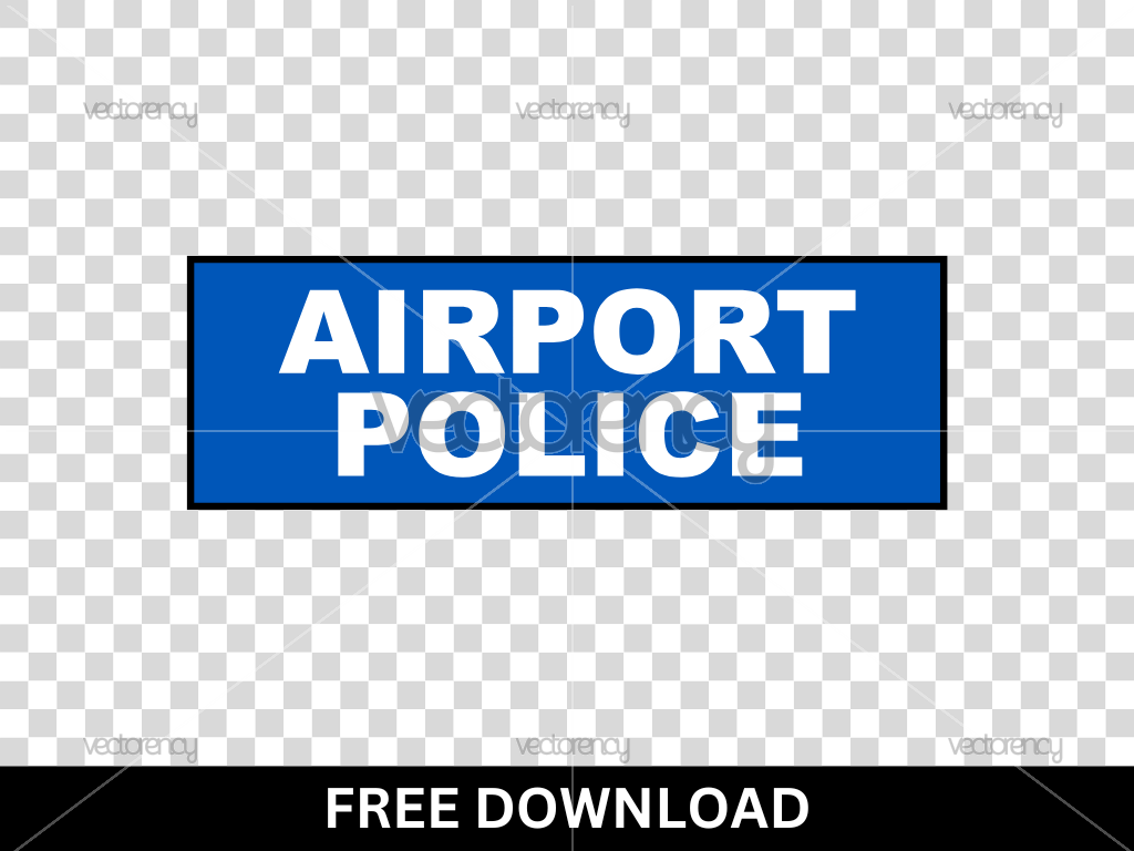 Free Airport Police SVG Image Clipart