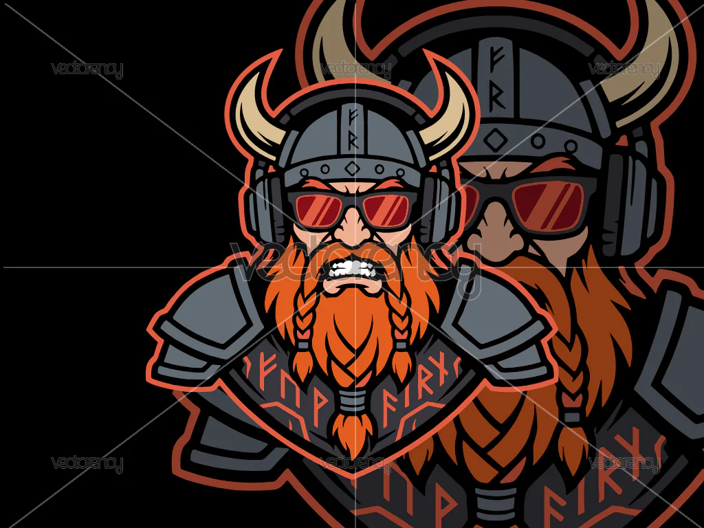 Viking Esport Mascot Logo