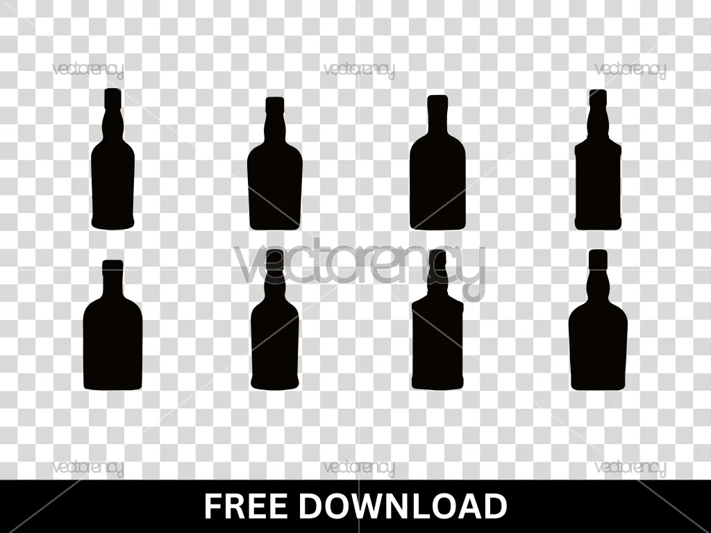 Whiskey Bottle SVG