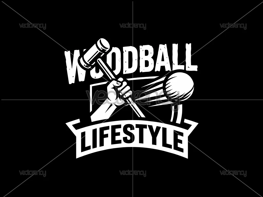 Wood Ball Lifestyle Design T Shirt Vector PNG