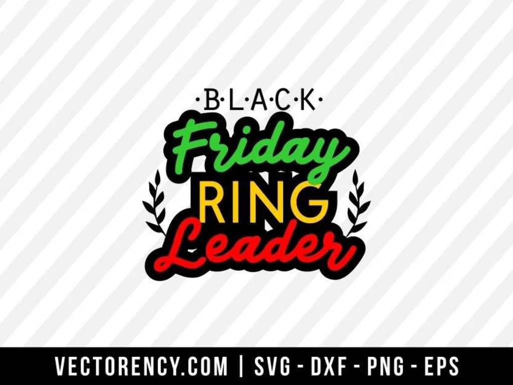 Black Friday Ring Leader SVG