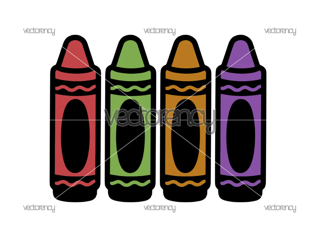 Crayon SVG Vectors Image