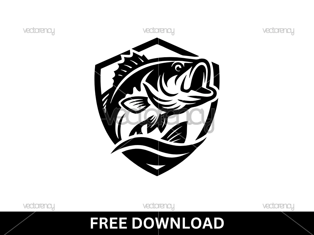 Largemouth Bass SVG Free
