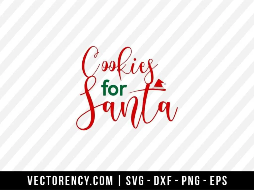 Cookies For Santa SVG Cut File