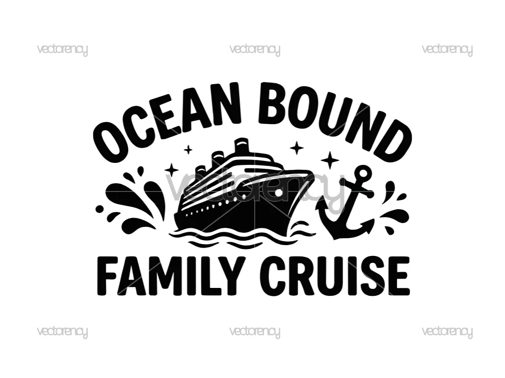 Ocean Bound Family Cruise SVG