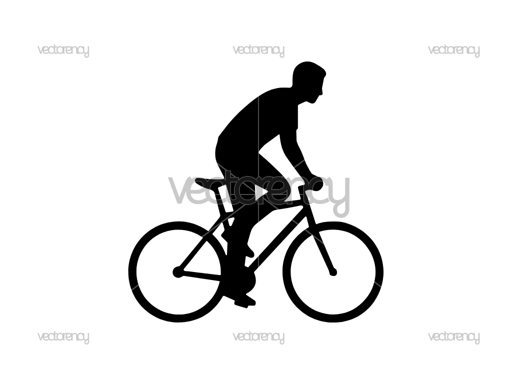 Bike Silhouette SVG Vector