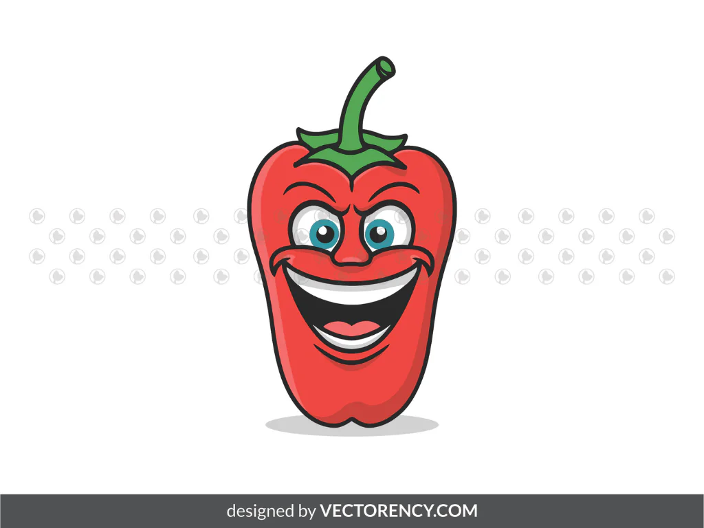 Bell Pepper Vector Art, SVG EPS