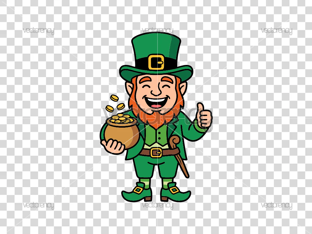Cute Leprechaun Cartoon