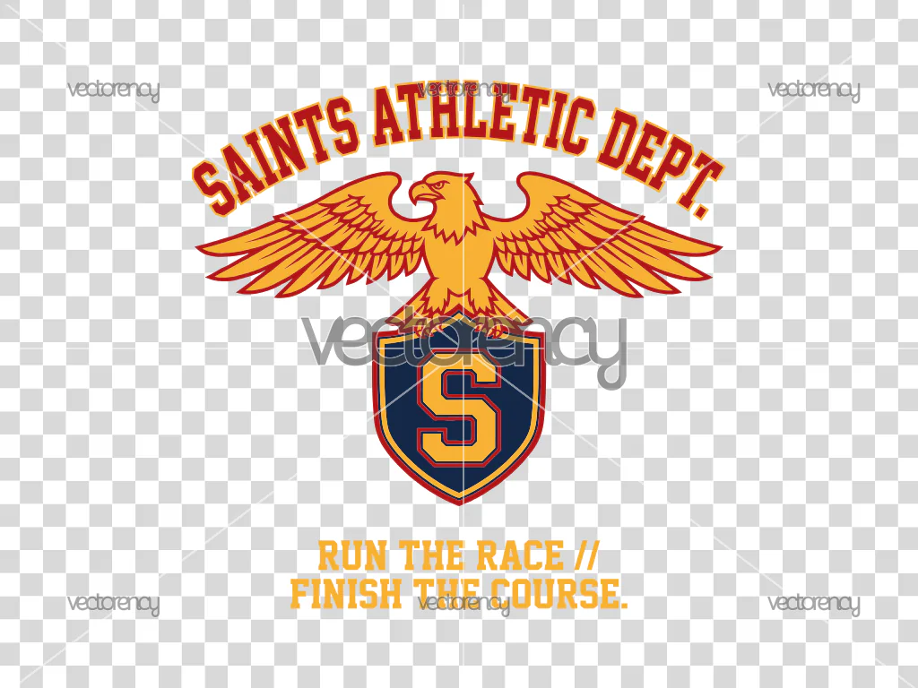 Saint Athletic Dept Design SVG Image Vector PNG