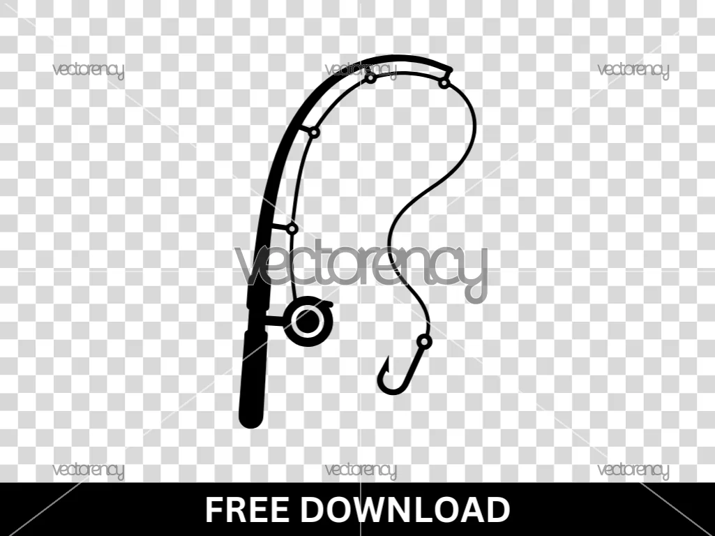 Fishing Pole SVG Free