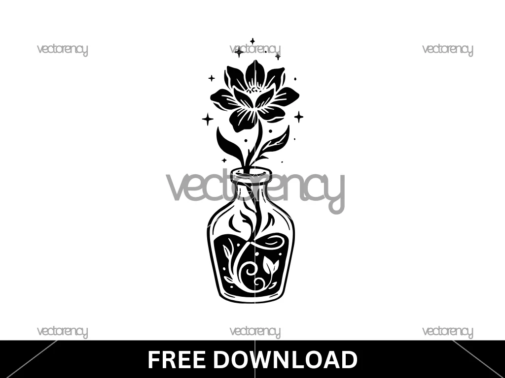 Free Vector Flower Magical Boho