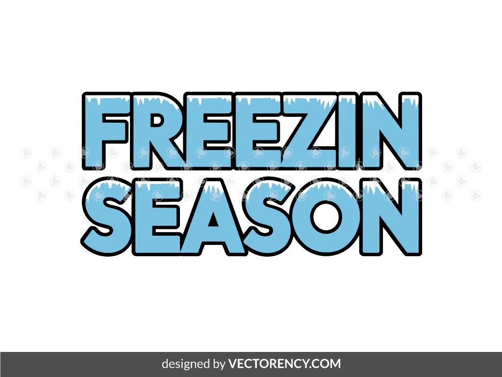 Freezin Season SVG Free