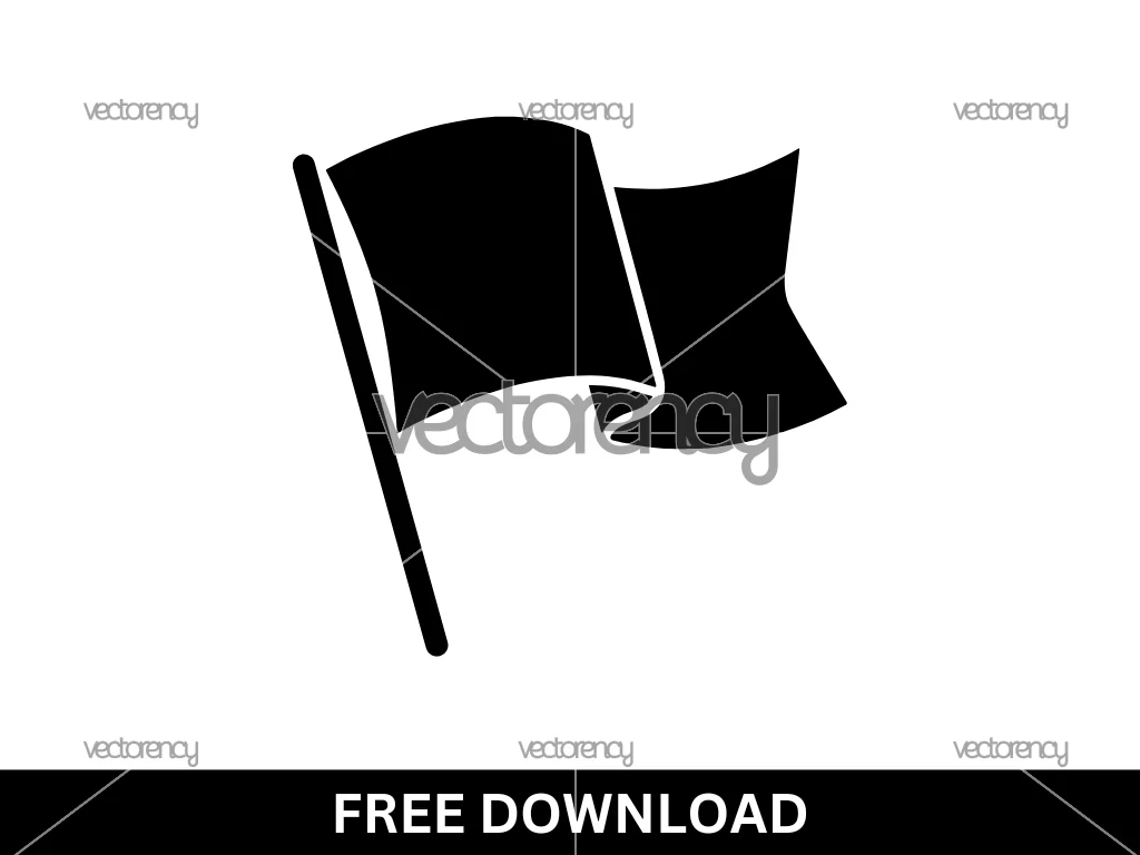 Black Flag SVG Icon Free