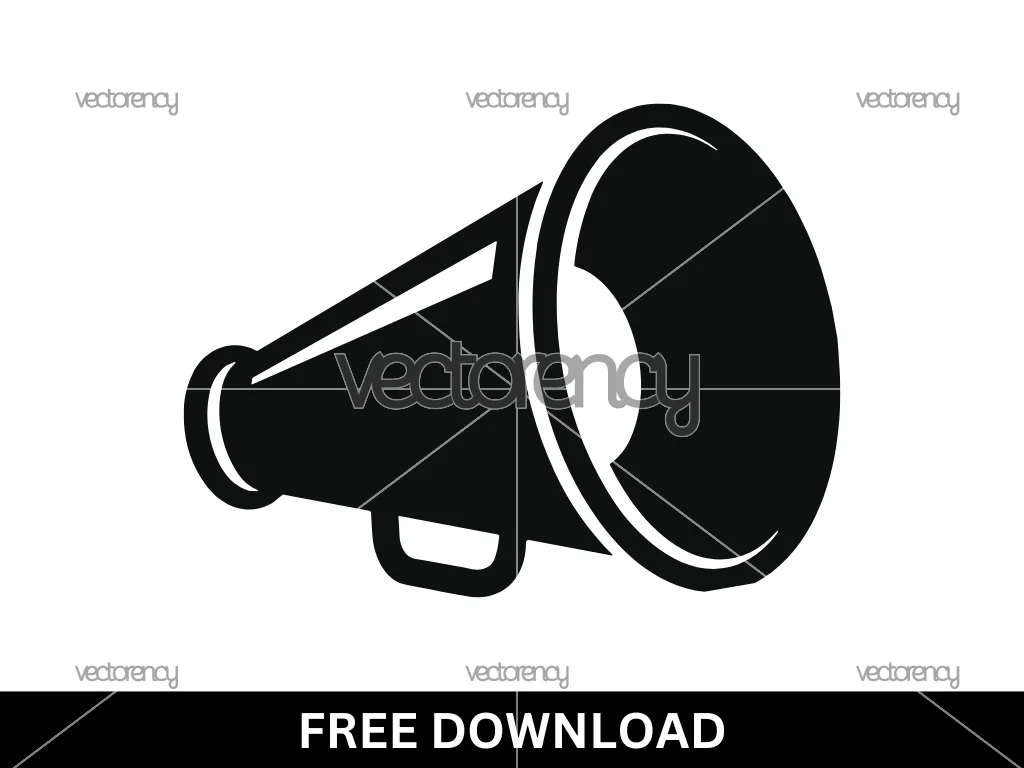 Cheer Megaphone SVG Cricut