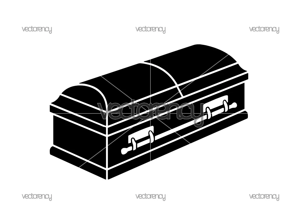 Coffin Icon Vector Design
