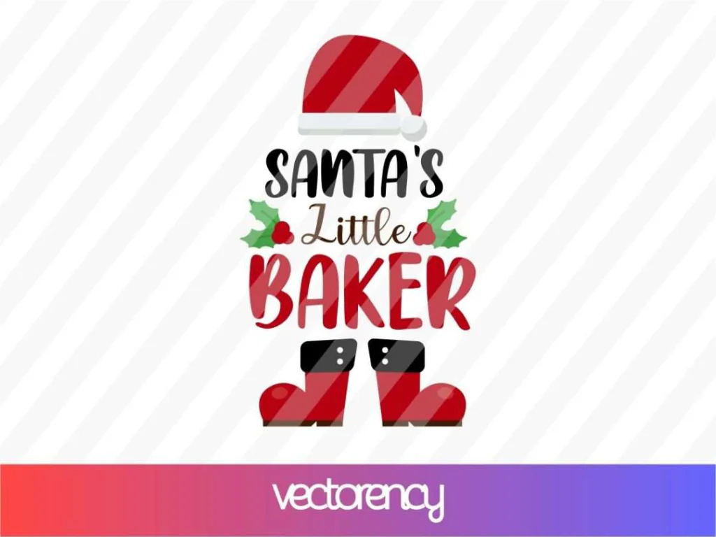 Santa’s Little Baker SVG