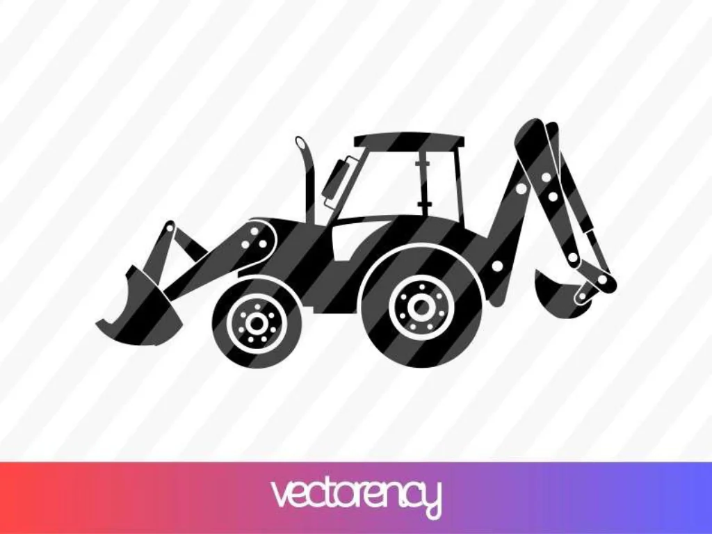 Excavator Vector SVG