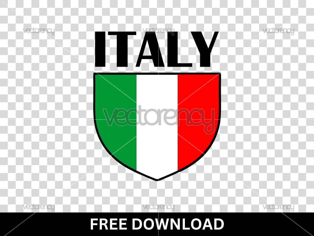 Italy Emblem Vector PNG Image Free