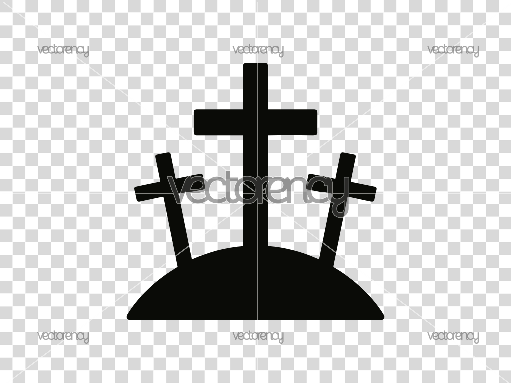 Calvary Crosses SVG Clipart