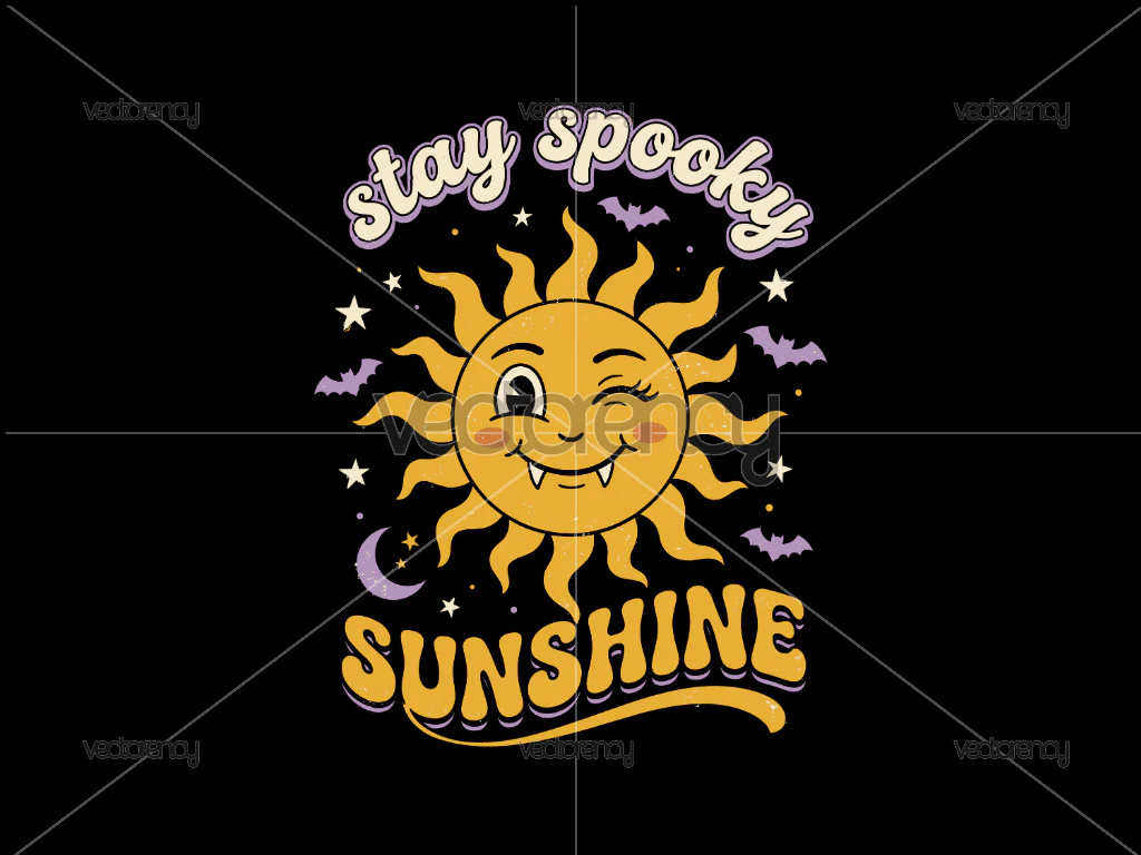 Stay Spooky Sunshine PNG File