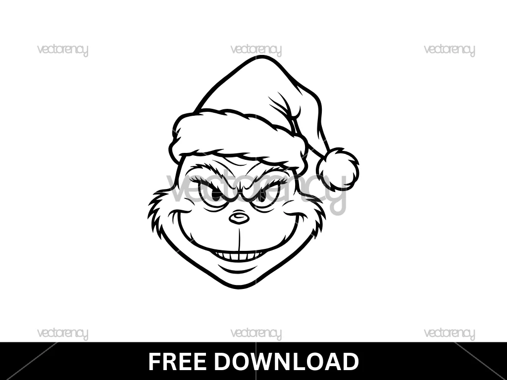 Free Grinch Outline SVG Cricut