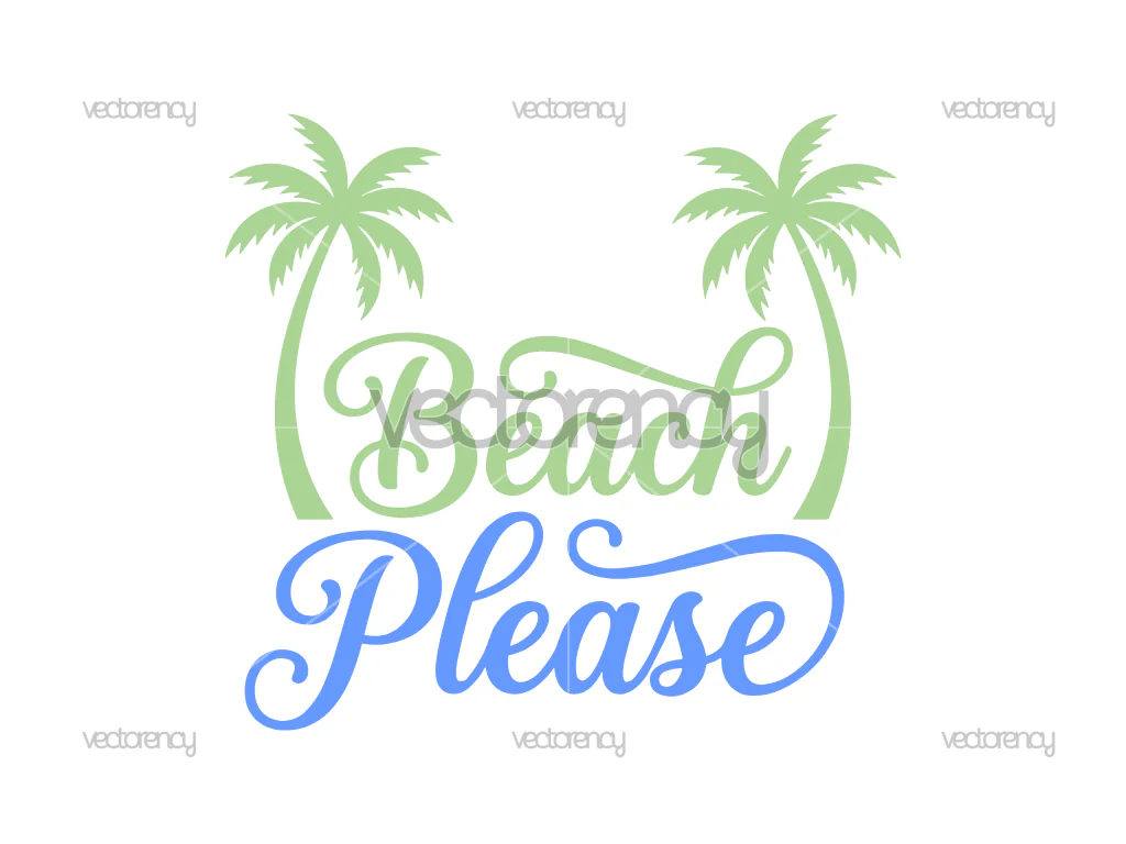 Beach Please SVG