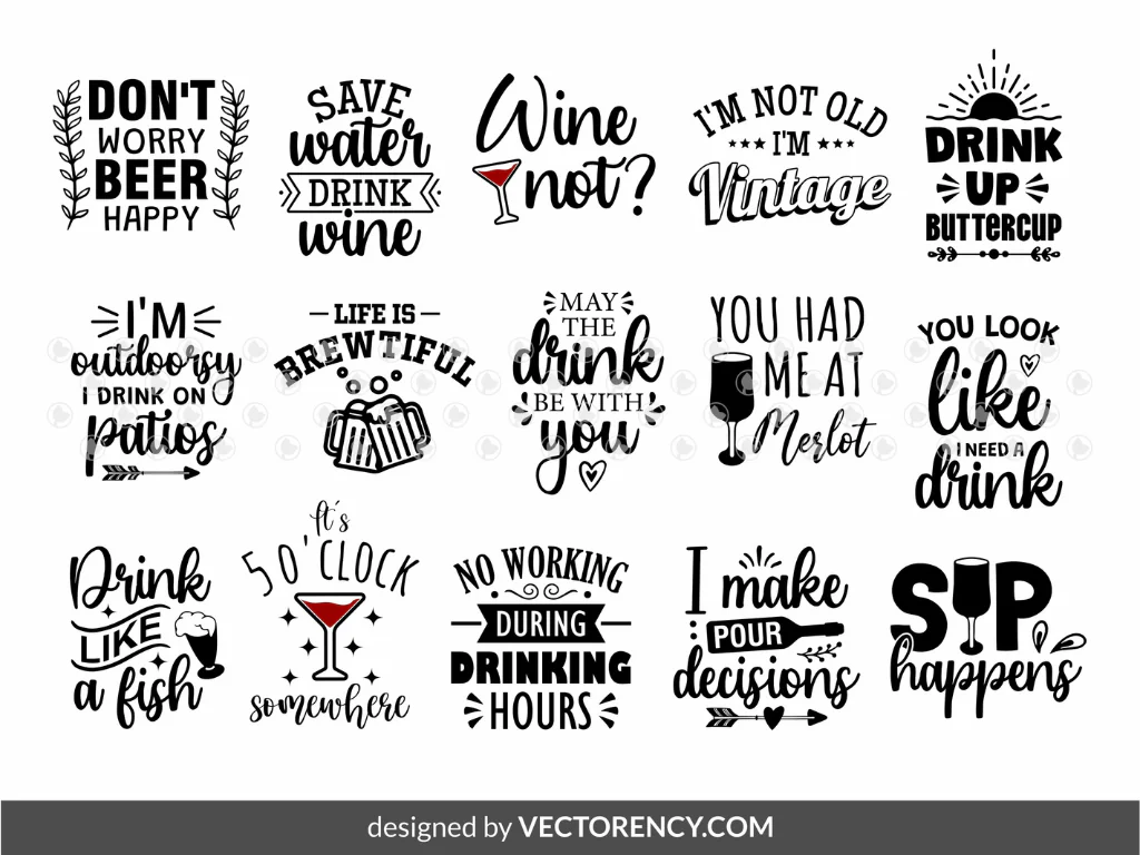 Funny Coaster Sayings SVG