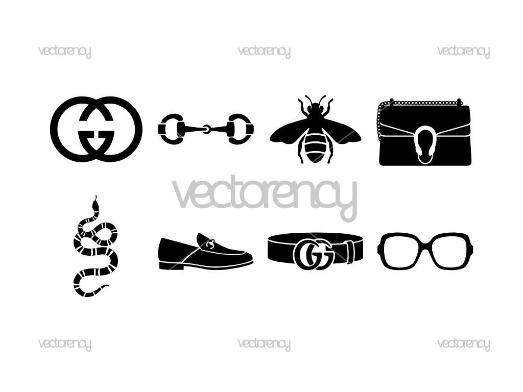 Gucci Clipart SVG Image