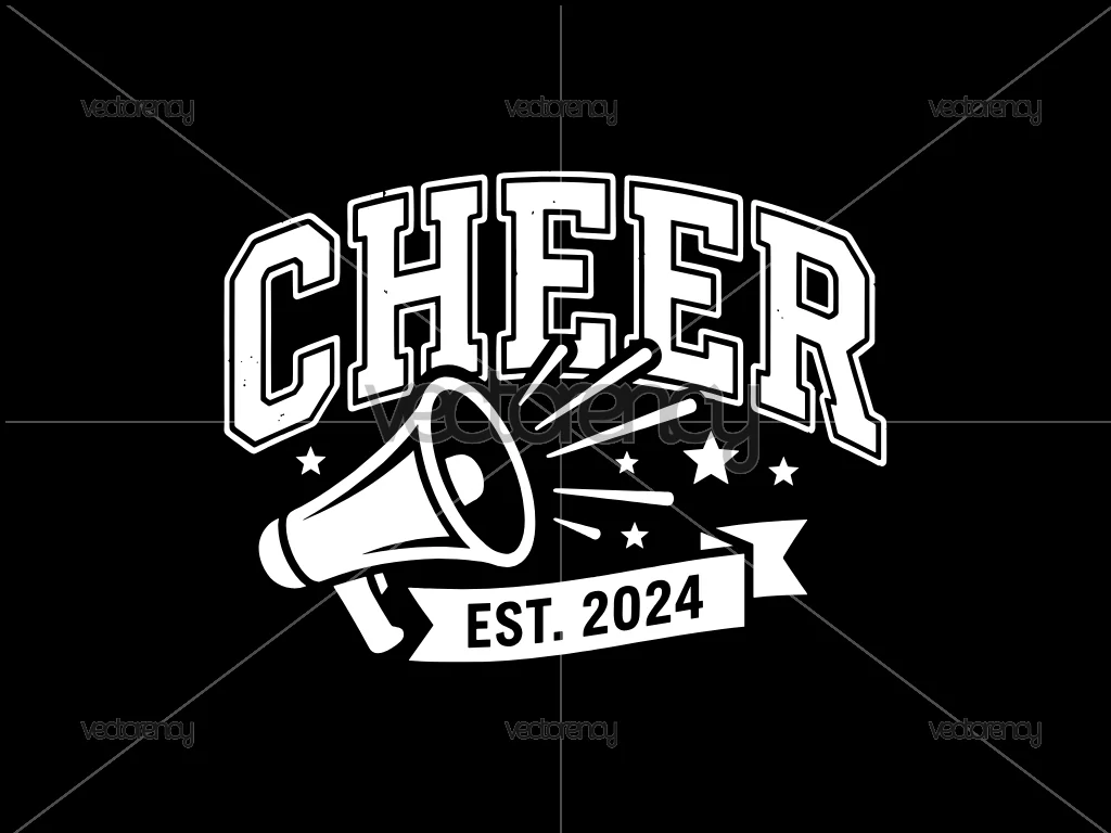 Cheer Megaphone Cut File