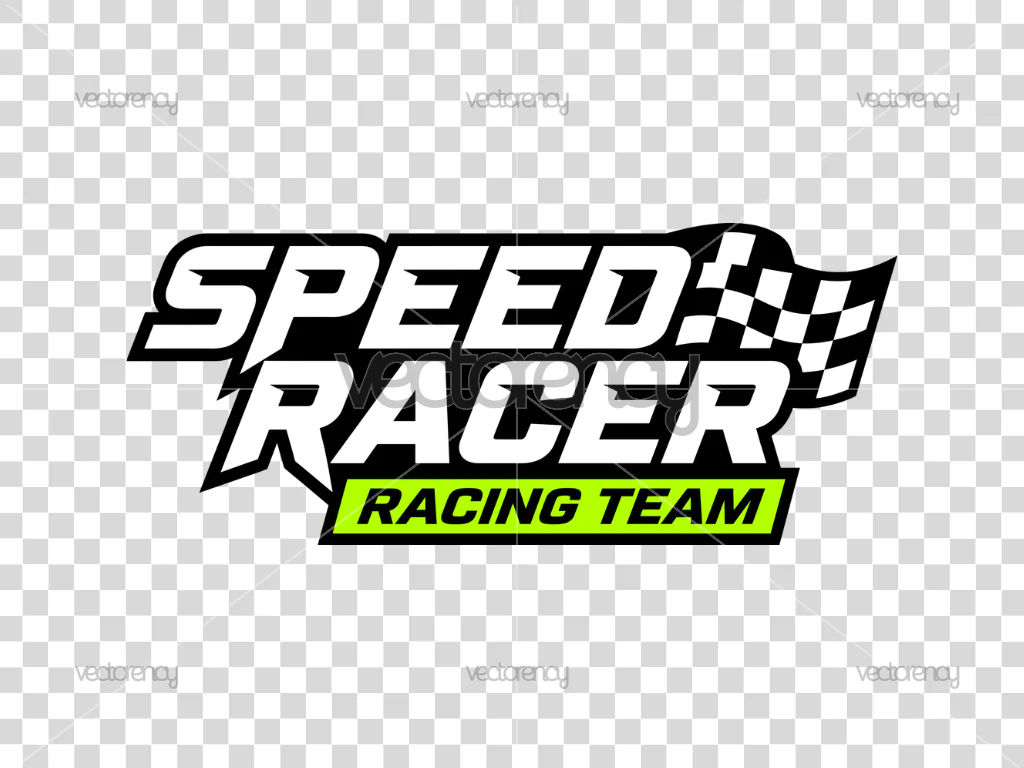 Speed Racer Racing Team Premium Logo Vector