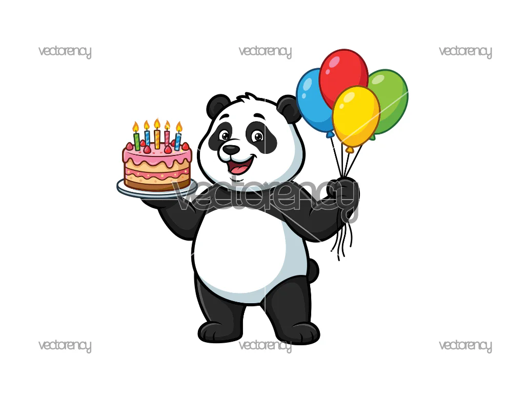 Cute Panda Birthday