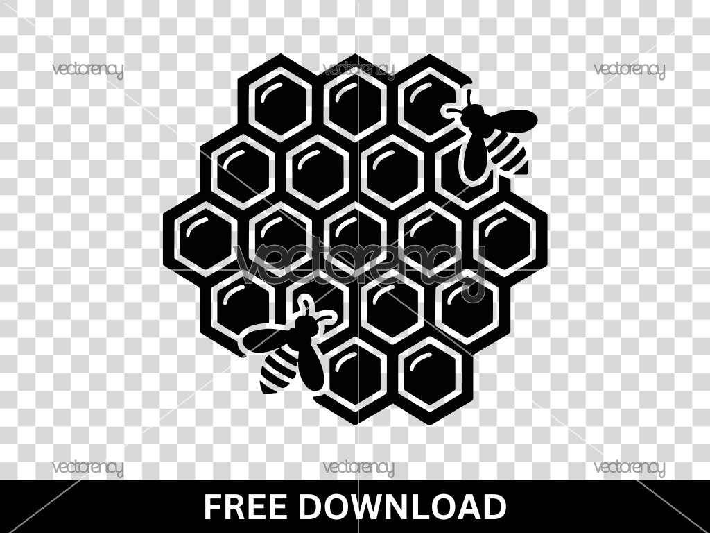 Beehive Vector Art SVG