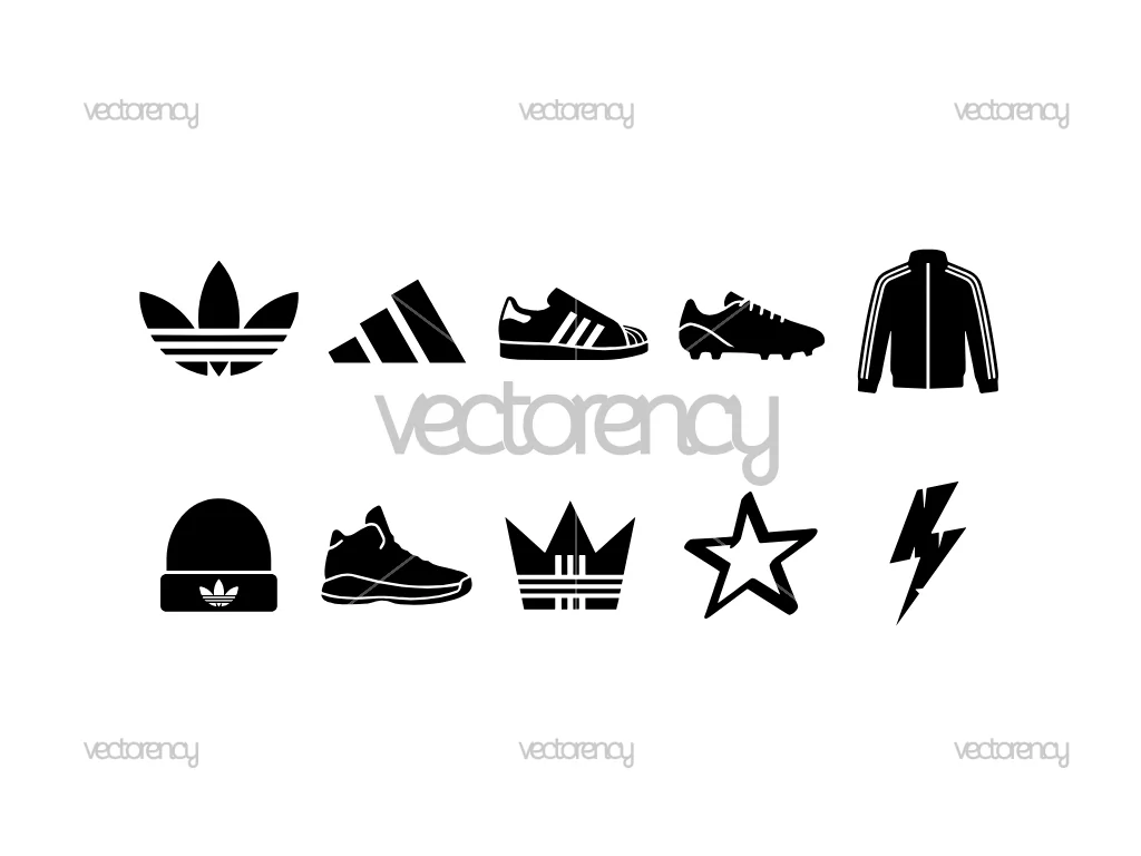 Adidas Clipart Element SVG Image Cricut