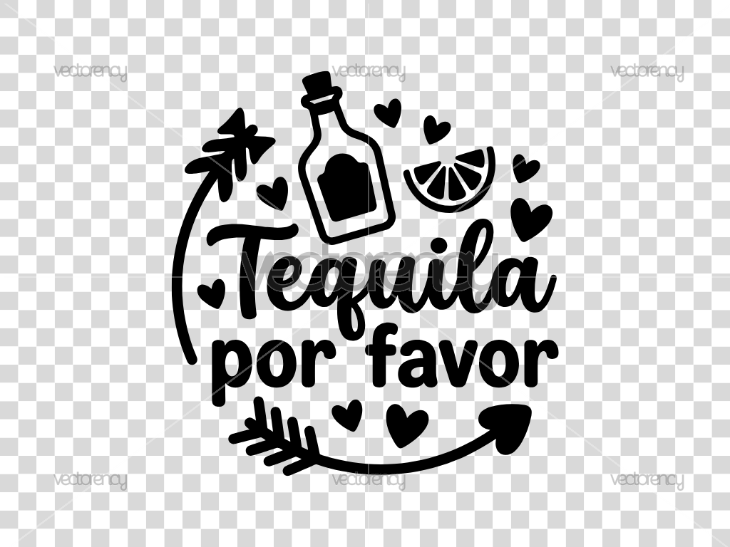 Tequila Por Favor SVG PNG