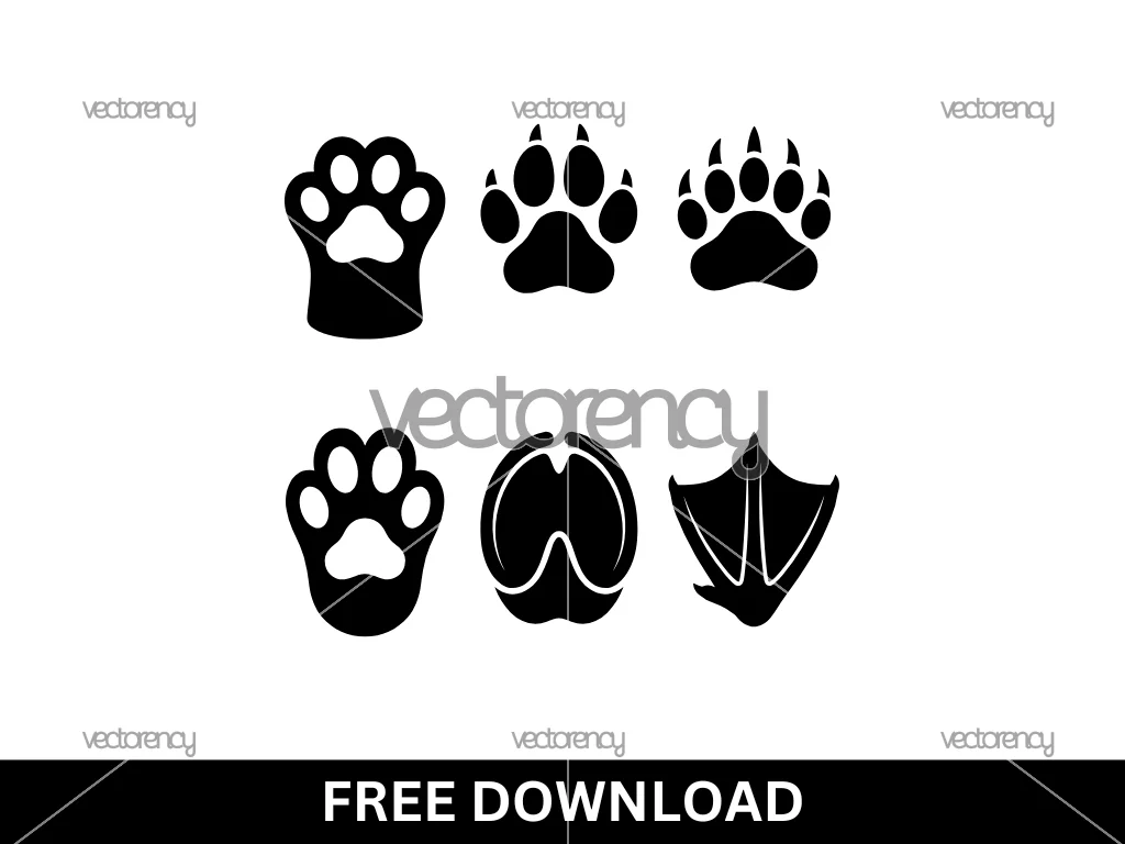 Animals Paw SVG Free Download