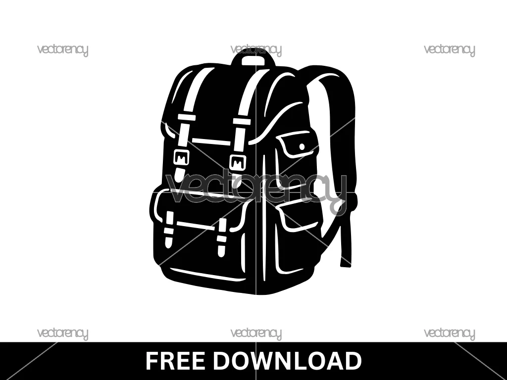 Backpack SVG Vector
