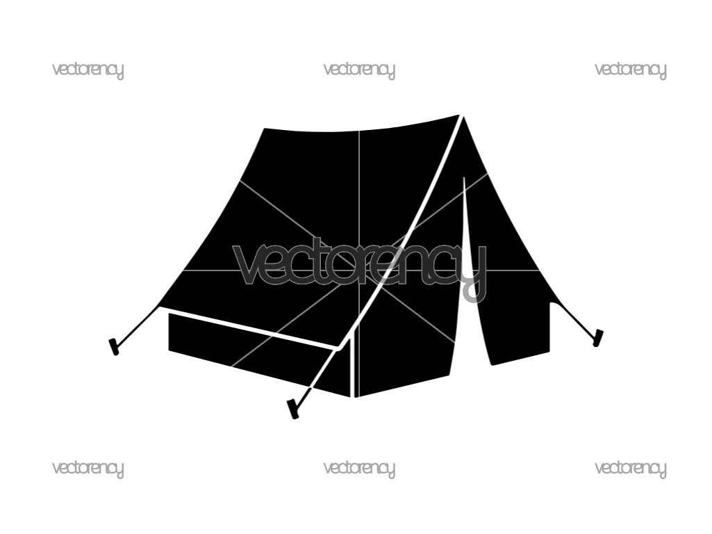 Camping Tent SVG