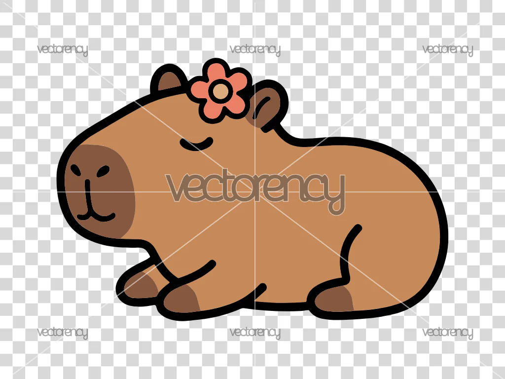 Capybara Kawaii