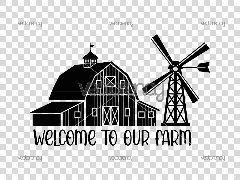 Welcome To Our Farm SVG PNG EPS DXF