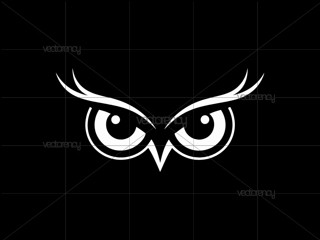 Owl Eye Illustration Vector SVG