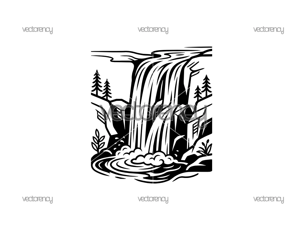 Waterfall SVG
