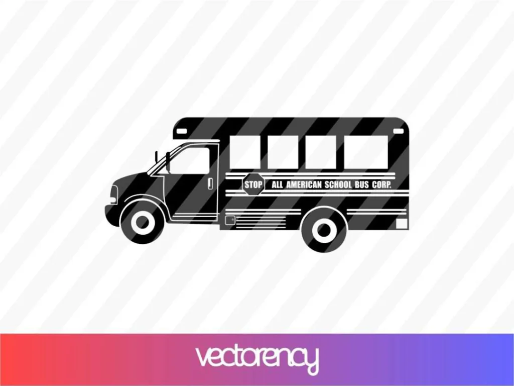 School Bus SVG DXF PNG