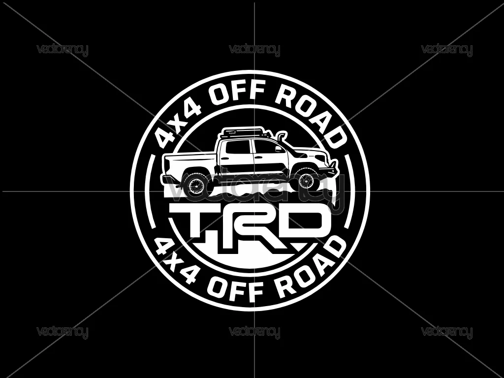 TRD 4X4 Off Road Vector Design