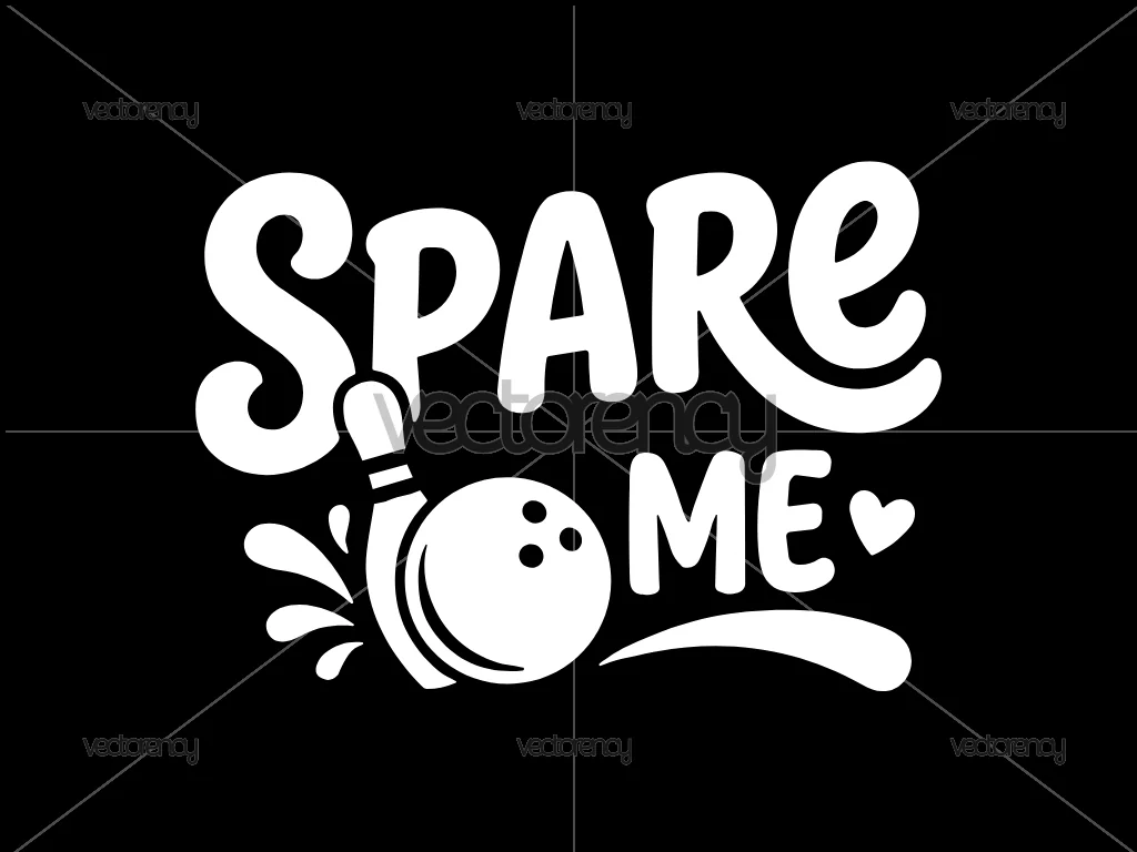 Spare Me Bowling SVG