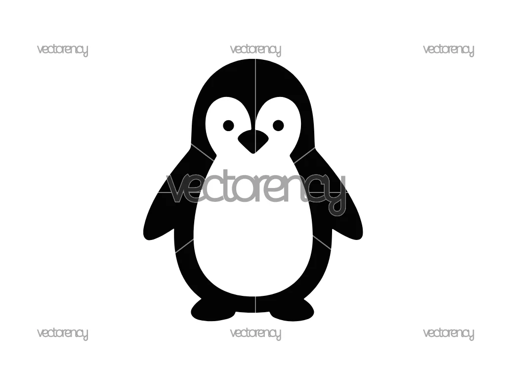 Cute Penguin SVG